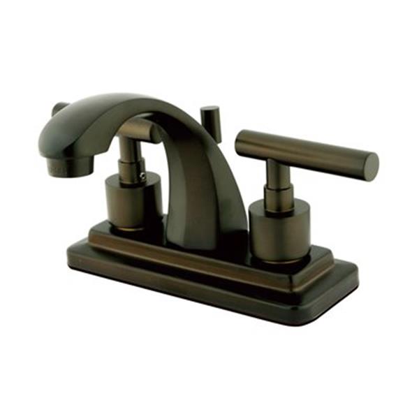 Elements of Design Bronze Manhattan Centerset Faucet