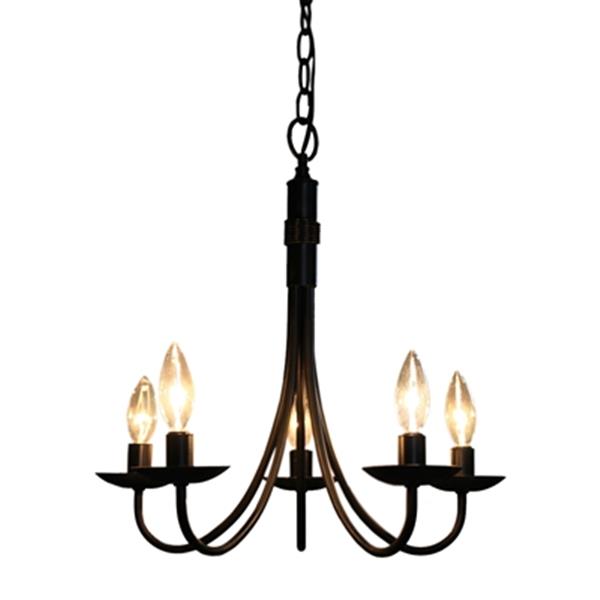 5 light mini chandelier