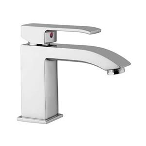 WS Bath Collections Level Linea Polished Chrome Single Lever Washbasin Mixer Without Waste
