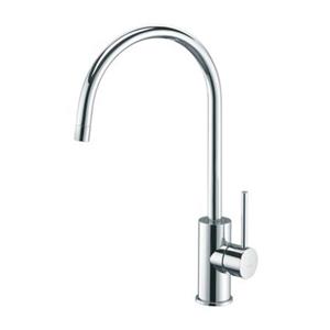 WS Bath Collections 14.30 -in Chrome Light Sink Mixer Single Handle Kitchen Faucet