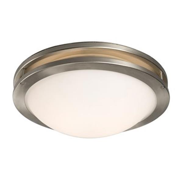 Galaxy Avalon Brushed Nickel Flush Mount Ceiling Light