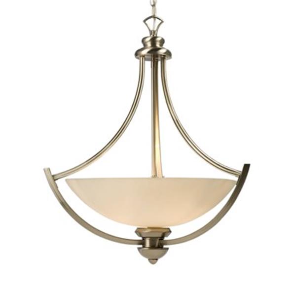 Galaxy Amalie Brushed Nickel Large Pendant 801341BN | RONA