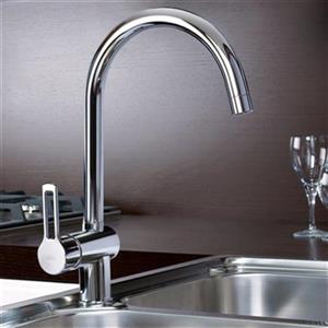 WS Bath Collections Ringo 14.60-in Single Handle Kitchen Faucet