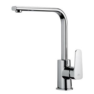 WS Bath Collections Fonte 12.30-in Single Lever Kitchen Faucet with Flat Swivel Spout