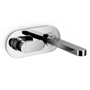 WS Bath Collections Muci Brass Built-in Single Lever Wallmount Bathroom Faucet