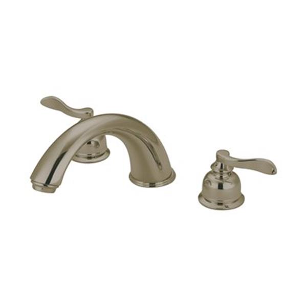 Elements of Design NuWave 7.75-in Satin Nickel French Roman Tub Filler