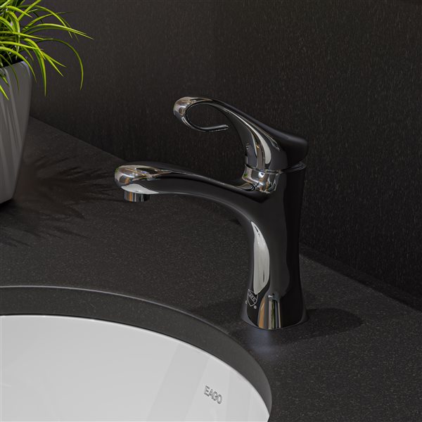 ALFI brand Polished Chrome Single Lever Bathroom Faucet