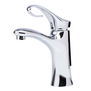 ALFI brand Polished Chrome Single Lever Bathroom Faucet