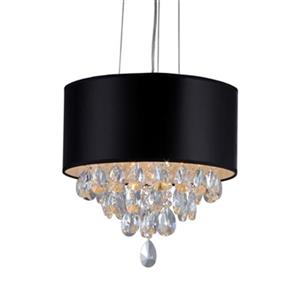 Warehouse of Tiffany Sophie Chrome Crystal Large Pendant Light