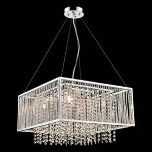 Design Living YS Series Chrome 5 Light Large Crystal Pendant