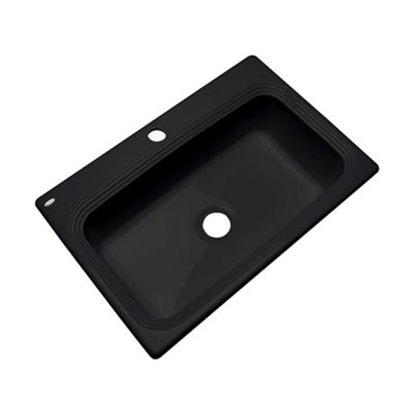 Dekor Ridgebrook 33 In X 22 In Black Single Bowl Kitchen Sink 78199 RONA   330050511 MainImage 001 L 