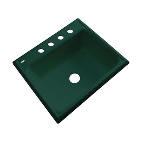 Dekor Litchfield 25-in x 22-in Timberline Single Bowl Kitchen Sink