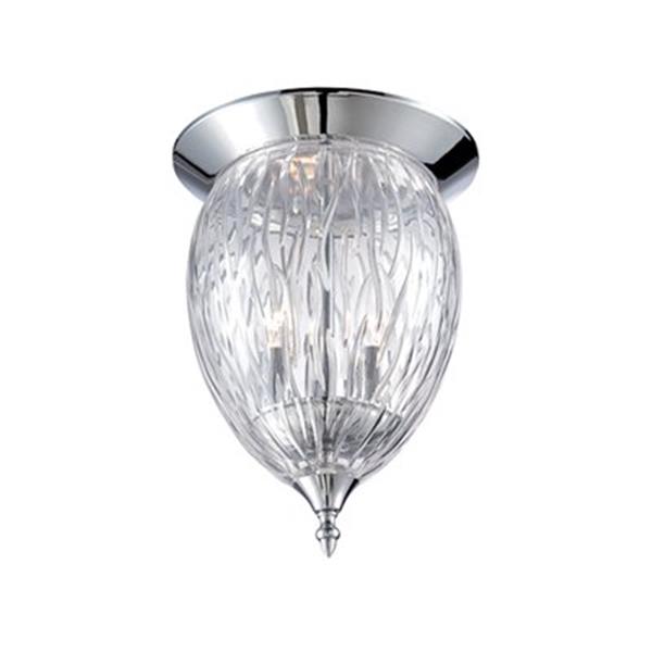 Eurofase Hazel Chrome 3-Light Flush Mount Ceiling Light