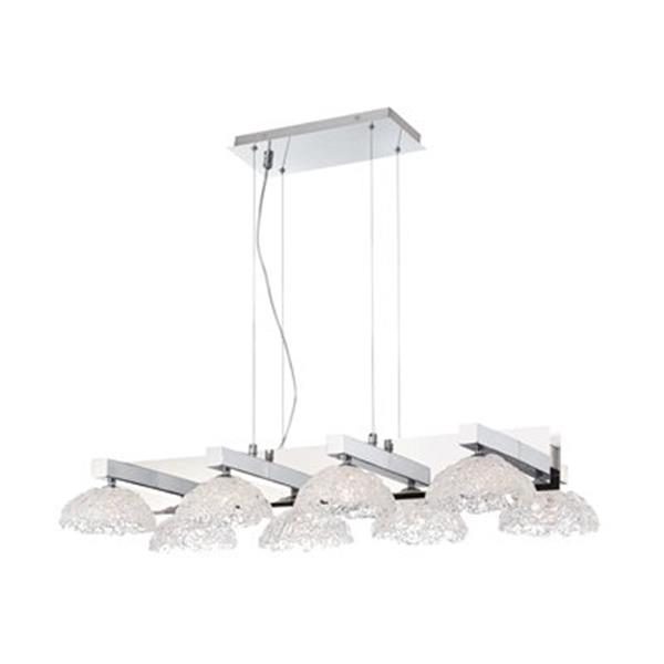 Eurofase Caramico Chrome 8-Light Chandelier