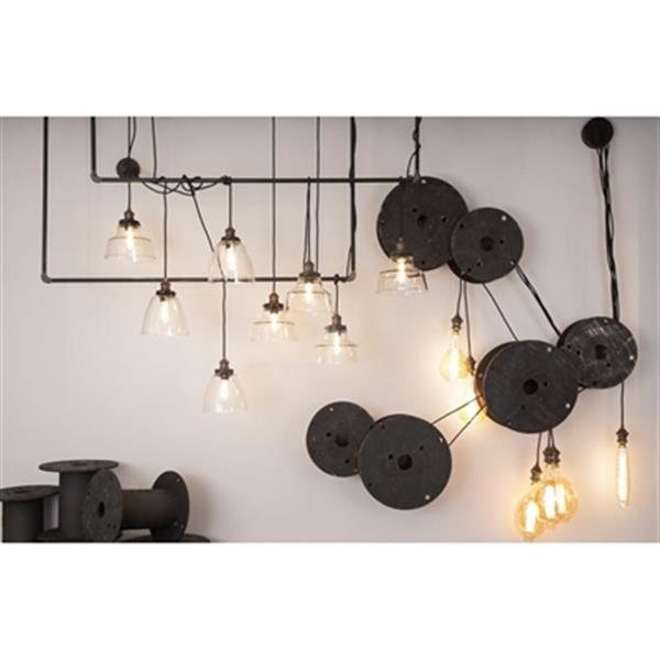 Generation Lighting Baskin Brass/Zinc Dome Pendant Light