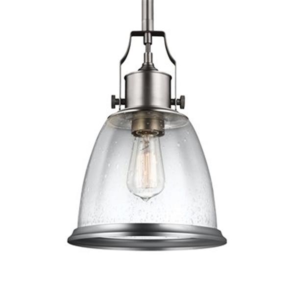 Generation Lighting Hobson Satin Nickel Pendant