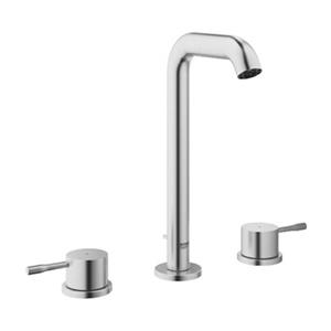 Grohe Brushed Nickel Essence Lavatory Wideset Faucet
