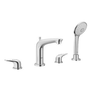 Grohe Eurostyle Brushed Nickel Infinity Roman Tub Filler with Personal Hand Shower