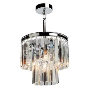 Artcraft Lighting El Dorado 3-Light Chrome/Clear Chandelier