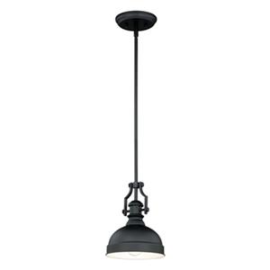 Cascadia Keenan Bronze Farmhouse Barn Mini Pendant Ceiling Light