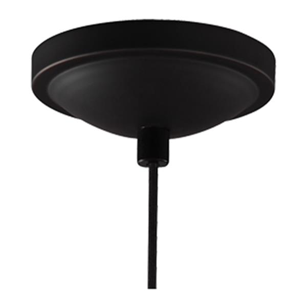 Generation Lighting Brynne Collection 14-in x 17-in Matte Black Bell LED Pendant Light