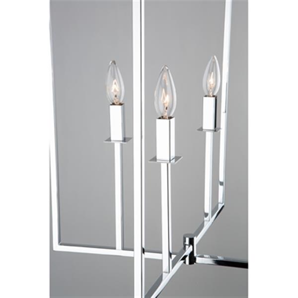 Artcraft Lighting Allston 4-Light Chrome Chandelier
