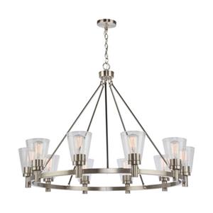 Artcraft Lighting Clarence Brushed Nickel 10-Light Chandelier