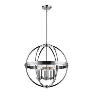 Artcraft Lighting Roxbury Chrome 8-Light Globe Chandelier