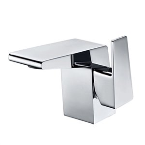 ALFI brand Polished Chrome Modern Single Hole Bathroom Faucet