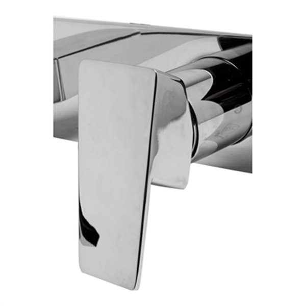 ALFI brand Polished Chrome Wall Mounted Bathroom Faucet