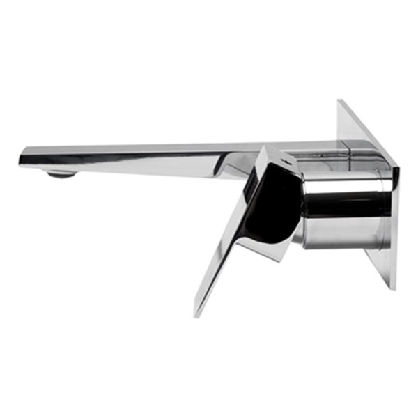 ALFI brand Polished Chrome Wall Mounted Bathroom Faucet