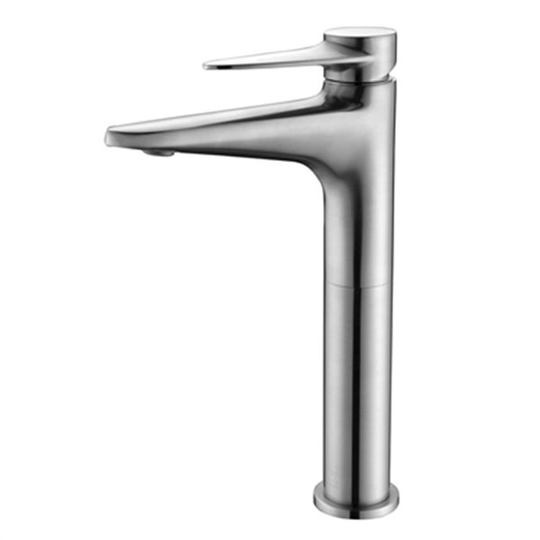 Alfi Brand Brushed Nickel Tall Single Hole Bathroom Faucet Ab1771