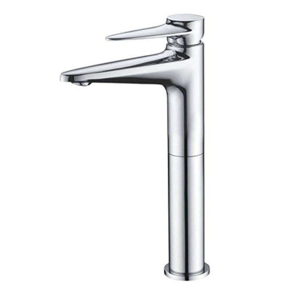 Alfi Brand Polished Chrome Tall Single Hole Bathroom Faucet Ab1771
