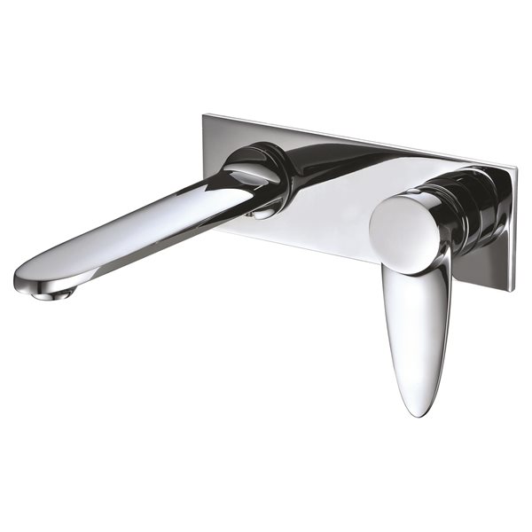 Image of Alfi Brand | Polished Chrome Wall Mounted Modern Bathroom Faucet | Rona