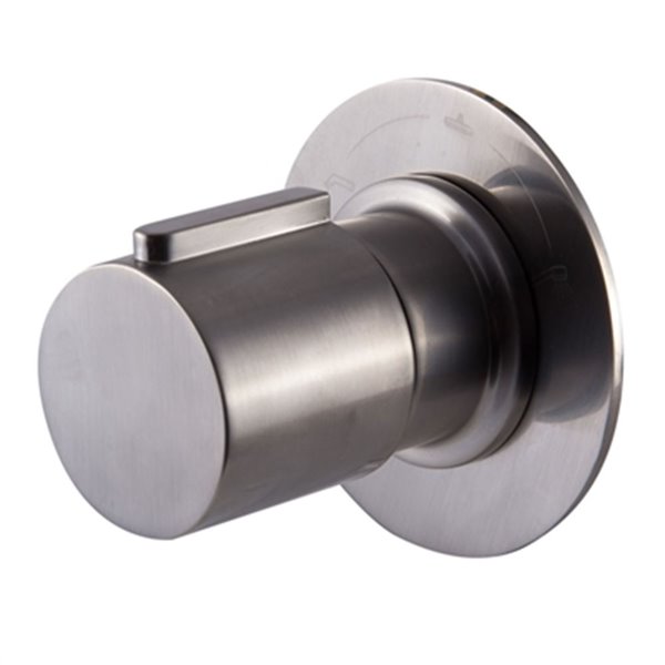 ALFI brand 5.10-in Brushed Nickel Modern Square 3-Way Shower Diverter