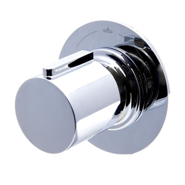 ALFI brand 5.10-in Polished Chrome Modern Square 3-Way Shower Diverter