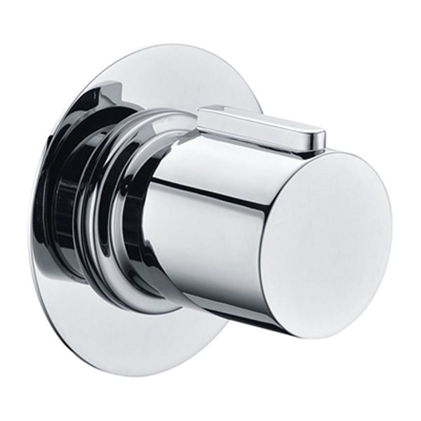 ALFI brand 5.10-in Polished Chrome Modern Square 3-Way Shower Diverter ...