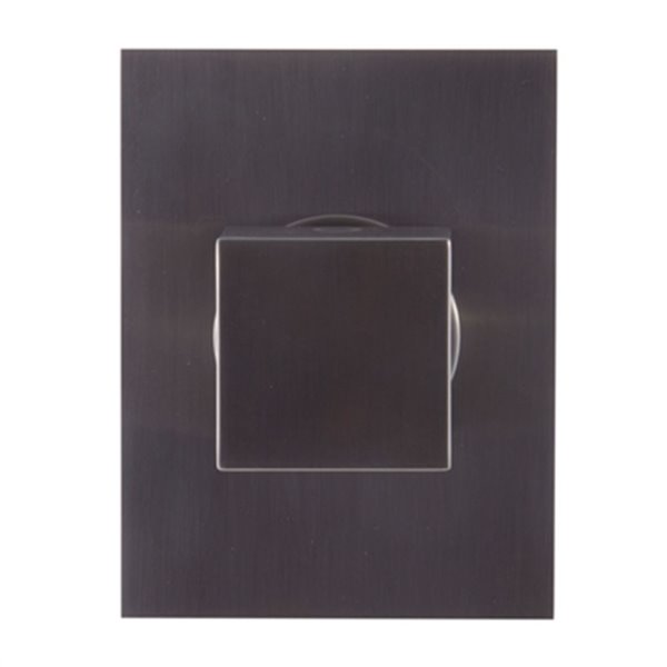 ALFI brand 5.13-in Brushed Nickel Modern Square 3-Way Shower Diverter