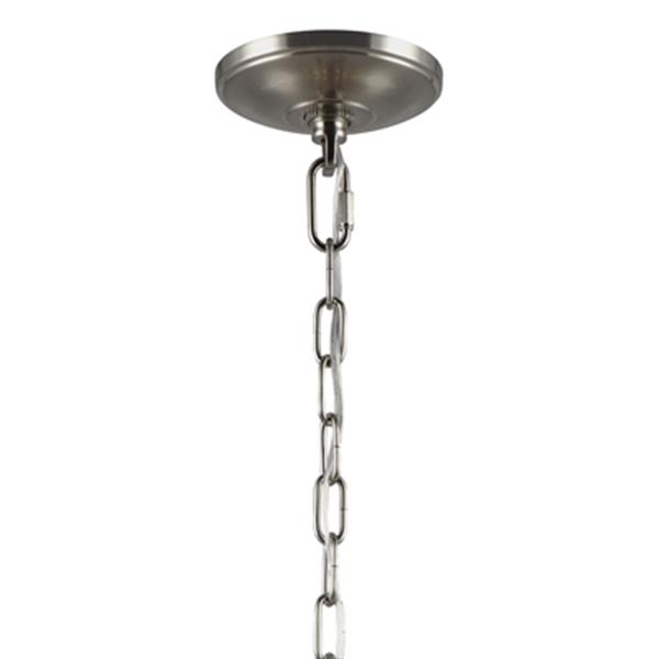 Generation Lighting Lawler 3-Light Satin Nickel Orb Pendant