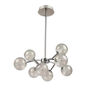 Artcraft Lighting Nightstar Chrome 8-Light LED chandelier