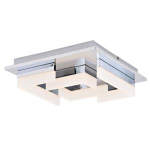 Cascadia Atra 4 LED Lights Chrome 13.5-in Flush Mount Ceiling Light