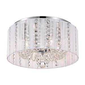 Warehouse of Tiffany Addison Flush Mount -16-in - Chrome