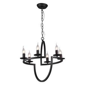 Warehouse of Tiffany Fiametta 6-Light 21-In Geometric Pendant