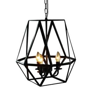 Warehouse of Tiffany Shandie 3-Light Geometric Chandelier