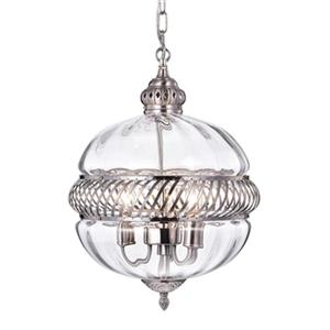 Warehouse of Tiffany Permin 3-Light Globe Pendant Light