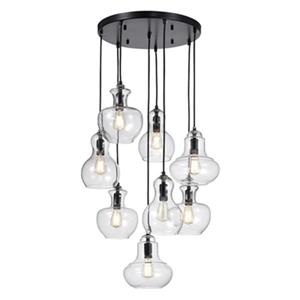 Warehouse of Tiffany Beveen 8-Light Gourde Pendant Light