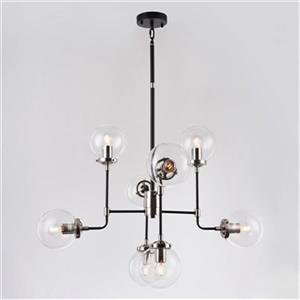 Design Living Black Globe Chandelier