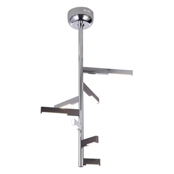 Design Living Chrome 27-in LED Chandelier