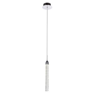 Design Living Silver Crystal Bubble Rod Pendant Light