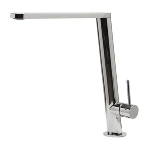 ALFI Brand 10.38-in Round Modern Stainless Steel Kitchen Faucet